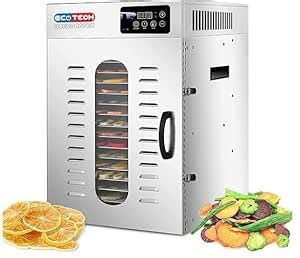 Buy EcoTech Stainless Steel Food Dehydrator, 16 .